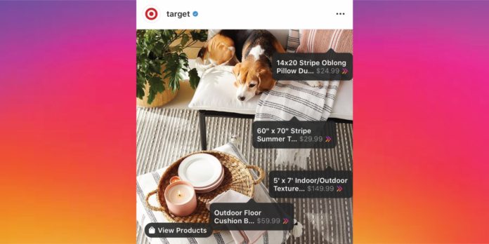 Target Instagram checkout