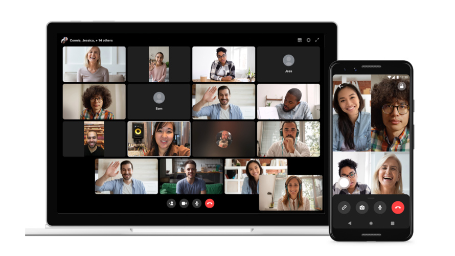 Workplace Rooms group video call